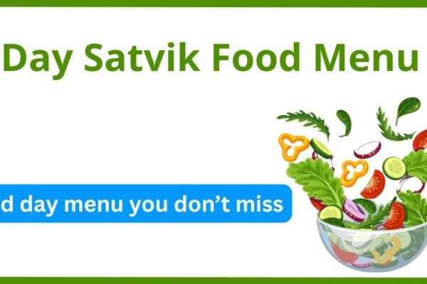 3-Day Satvik Food Menu