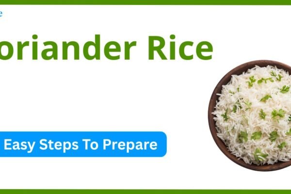 Coriander Rice Recipe Making