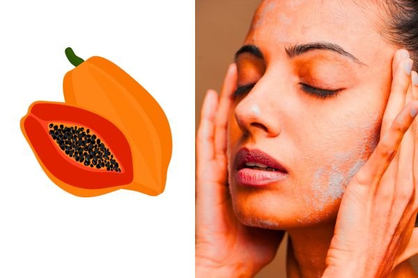 papaya face pack for skin 